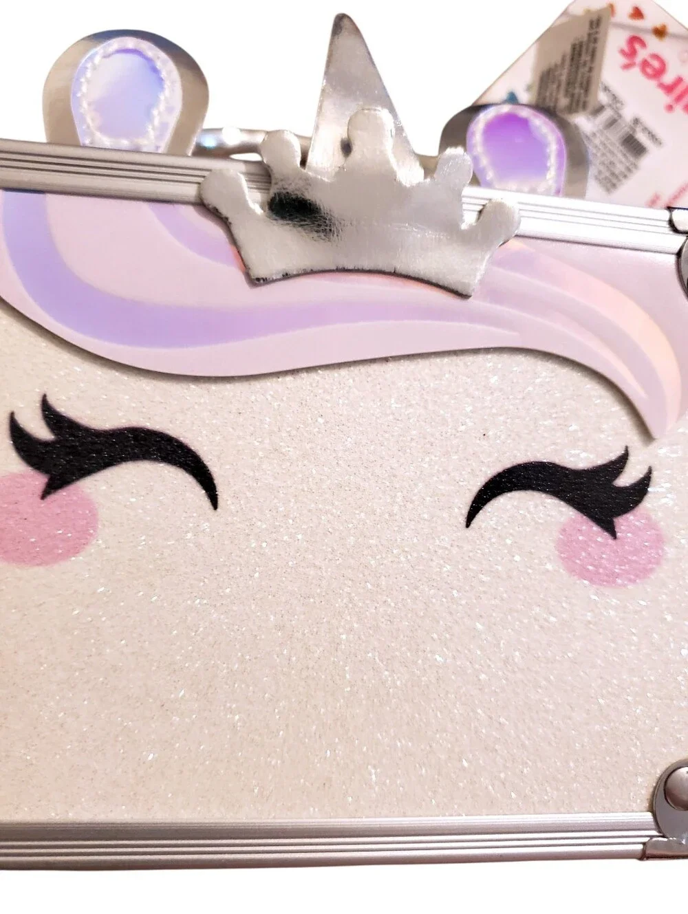 Claire's Club Unicorn Mini Makeup Set Lock Box
